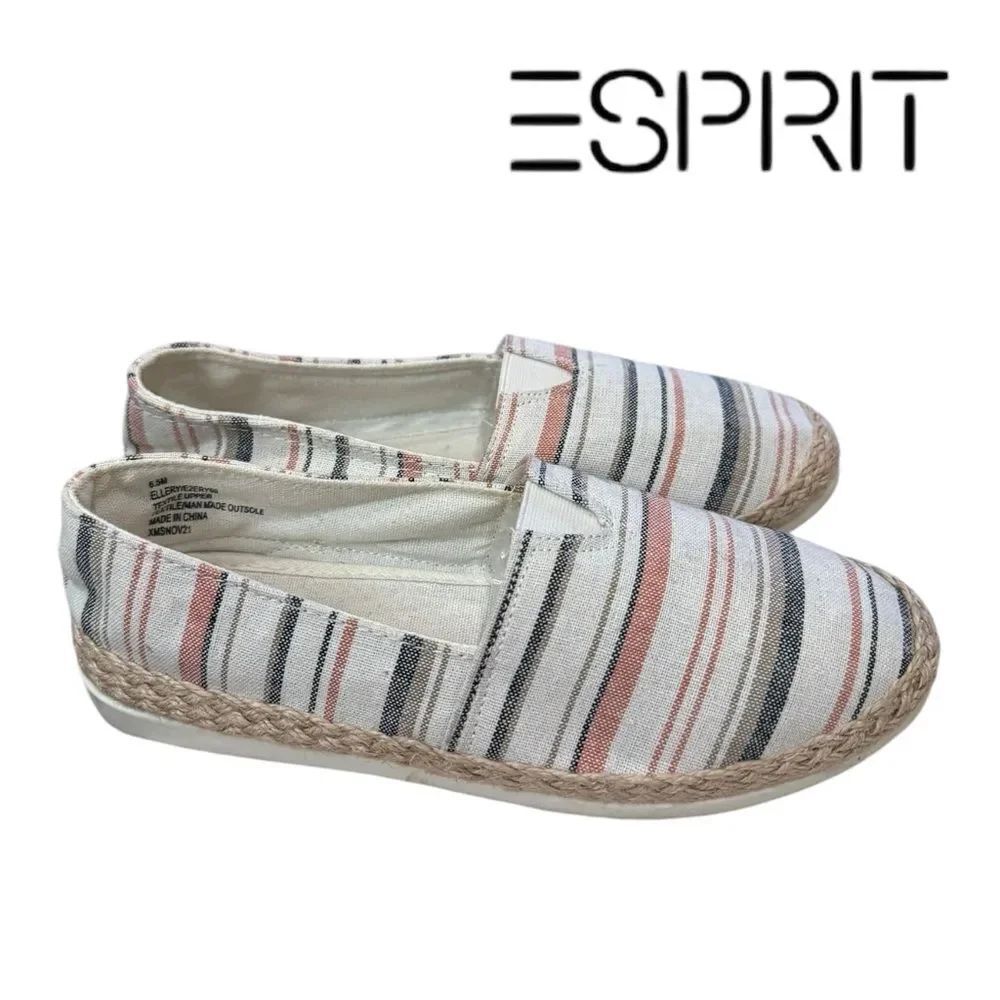 Esprit Ellery Women's Canvas Slip-on Espadrille Flats Loafers 6.5